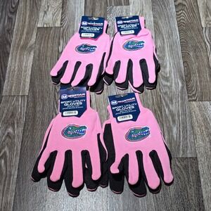 McArthur Sport Utility Gloves Florida Gators Pink Black Work‎ Gloves Set of 4